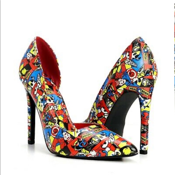 Red comic pump - Picture 7 of 8